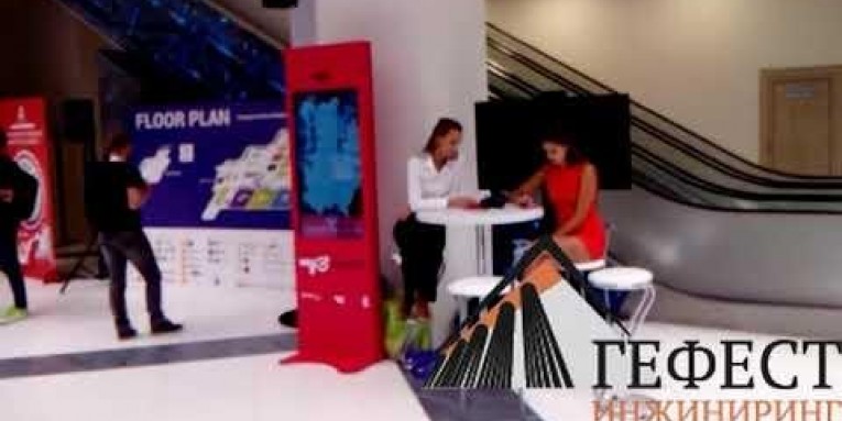 Аренда киоска Dedal Vertical 46”, для компании Mail.ru Group