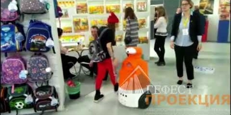 Светодиодный экран 3х3 м. на выставке Скрепка EXPO в Крокусе