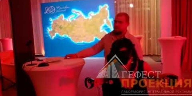 Два аттракциона виртуальной реальности в аренду на празднование 20 - ти летия компании Медицинские Партнёры, которое проходило в башне Око.