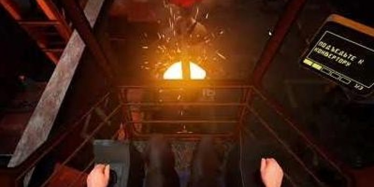 Кабина крановщика, кресло с манипуляторами и контент для VR проекта "Симуляция Кабины крановщика в плавильном цеху"